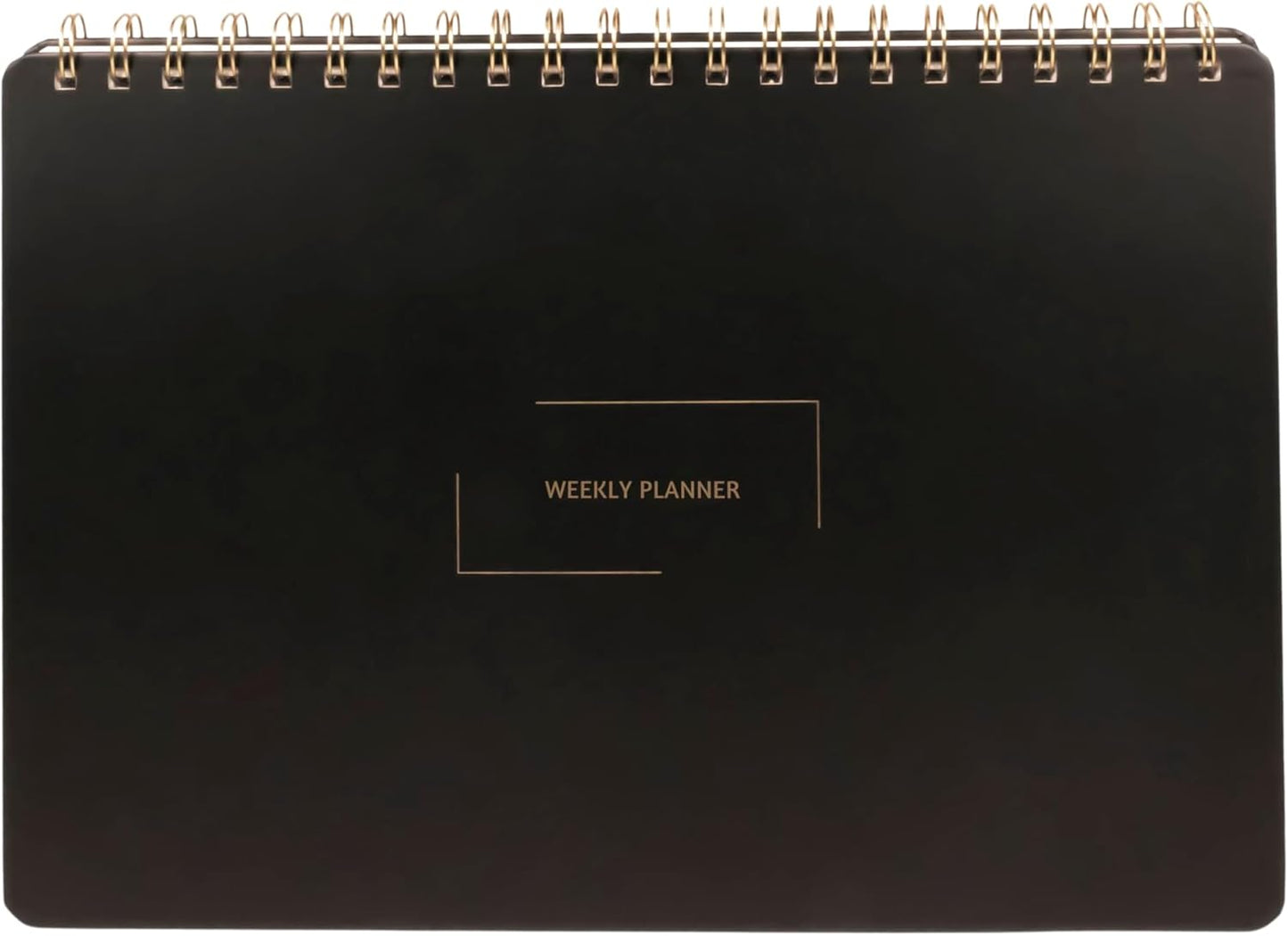 Undated Weekly Planner | 8.25” x 11.75” Work To-Do Notebook | ADHD Academic Organizer | Multi-Layout | Men and Women Planner | College Supplies | Black | Landscape Layout