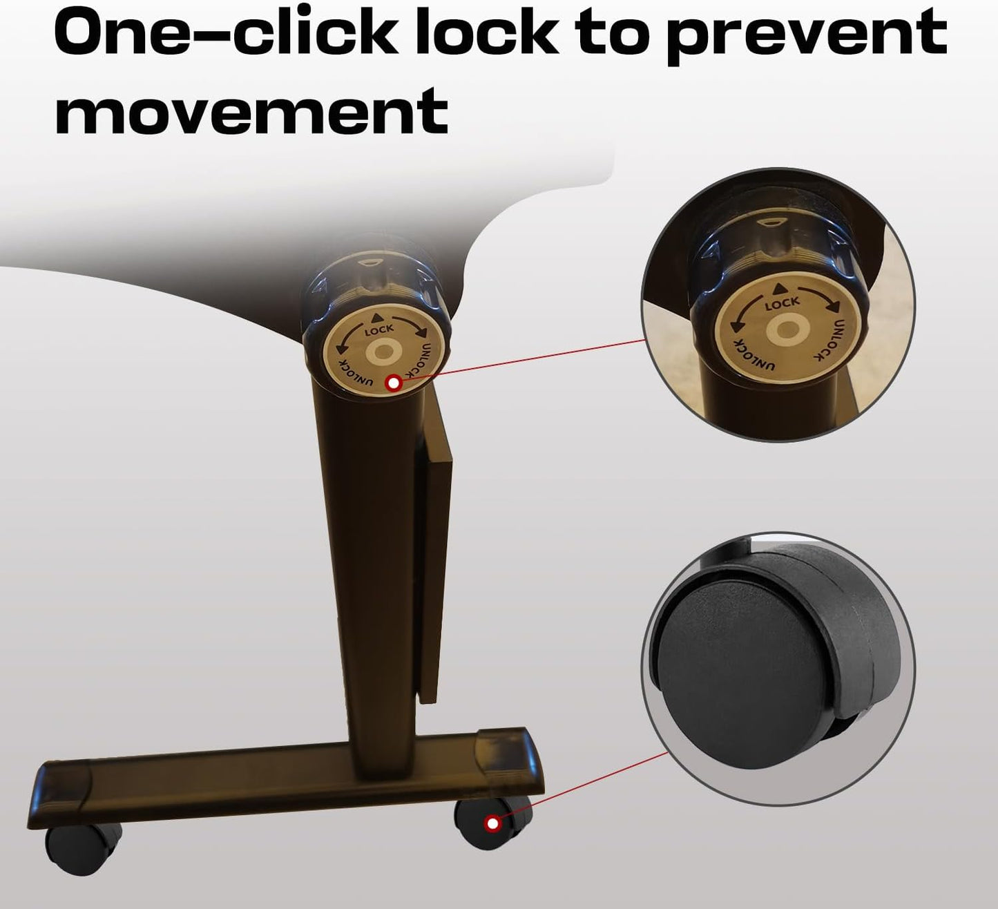 Folding Conference Table,Mobile Conference Room Tables Rolling Meeting Table with Caster Wheels,Flip Top Mobile Training Table,Foldable Rectangle Seminar Tables for Office,Classr (6pack, 61in)