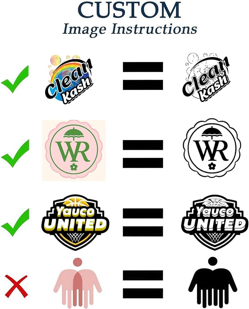 Custom Logo Stamp,Personalized Business Stamp Customized Self-Inking Stamp Business Logo Text Address Stamp-Round,4 Ink Colors Available (White Case)