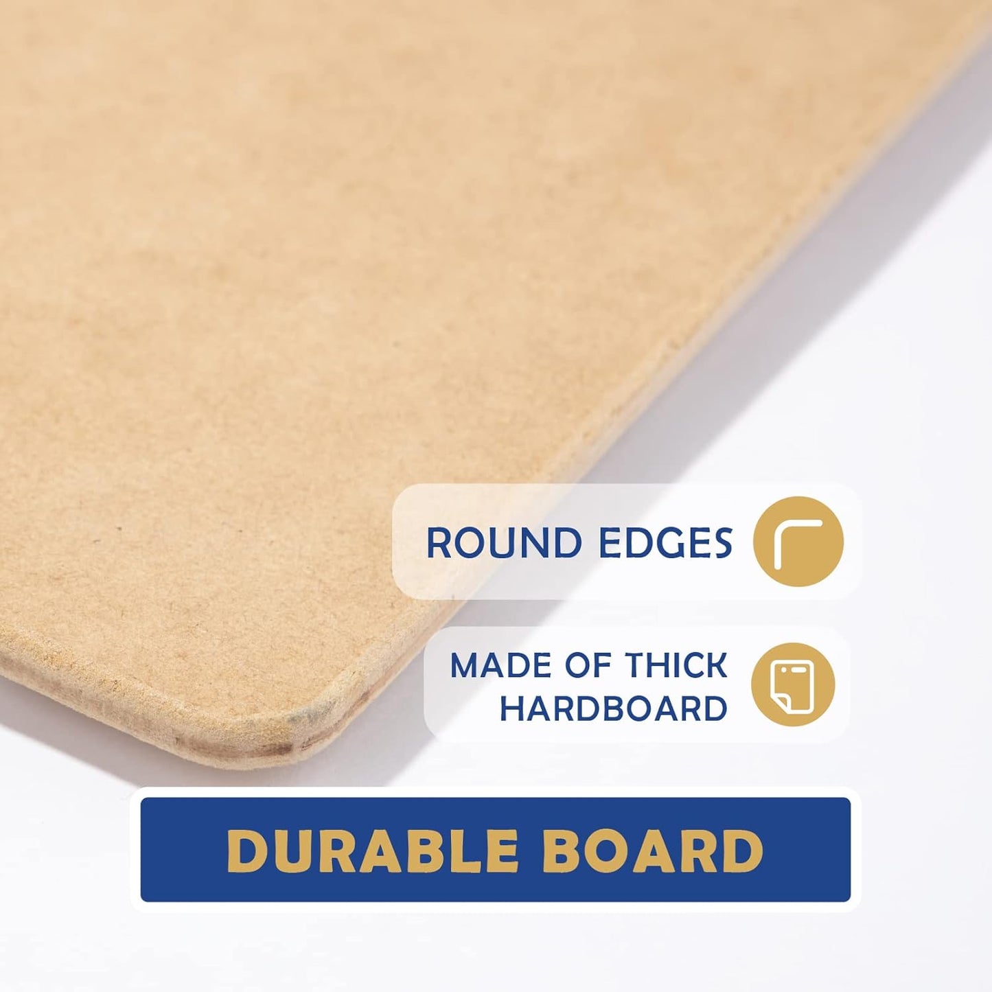 Falling in Art 14x18 Sketch Board, Drawing Tote Board for Artists with Sturdy Clip and Rubber Bands, Portable Art Clipboard for Classroom and Studio Drawing