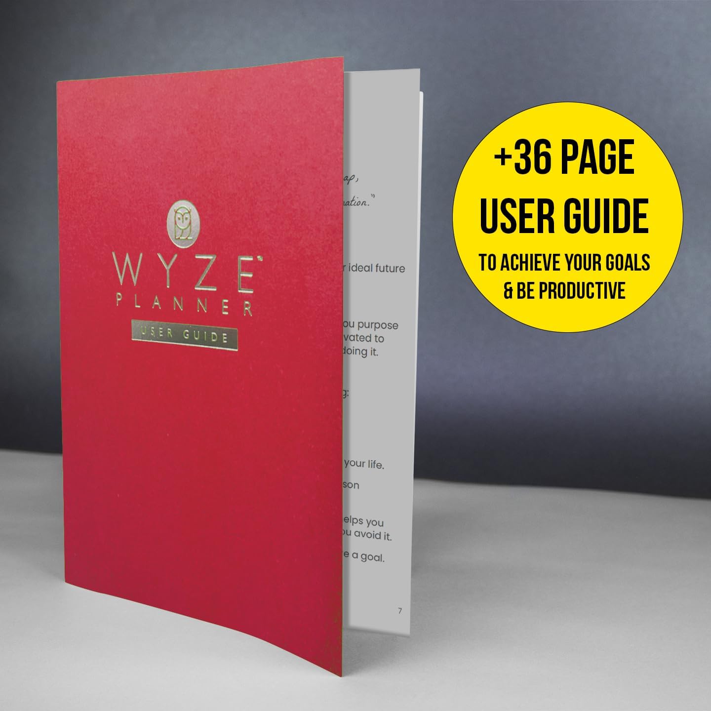 Undated Daily Planner – 1-Year B5 Productivity Organizer with Two-Page Weekly Spread, Goal Setting, Habit Tracker, Weekly & Monthly Pages – Hardcover Time Management Notebook (Red)