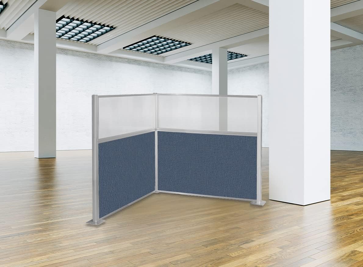 Versare Hush Panel Cubicle Kit | Workstation Partition Walls | Sound Dampening Cubicle Walls | Partitions for Desks