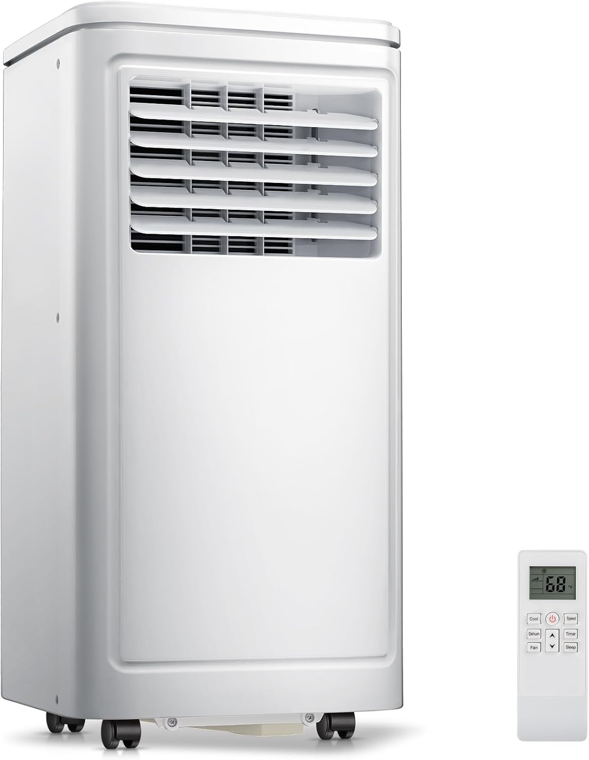 ZAFRO Portable Air Conditioners, 10000 BTU, 3 in 1 Portable AC Unit with Window Kits, Fan & Dehumidifier Modes, Cools up to 450 Sq.Ft, LED Display/Remote Control, 24H Timer for Living Room, Bedroom