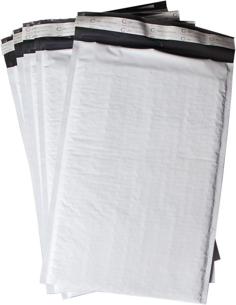 50/100/200/300/400/500 pcs #6 12.5x19 Poly Bubble Padded Envelopes Mailers Shipping Bags AirnDefense (400)