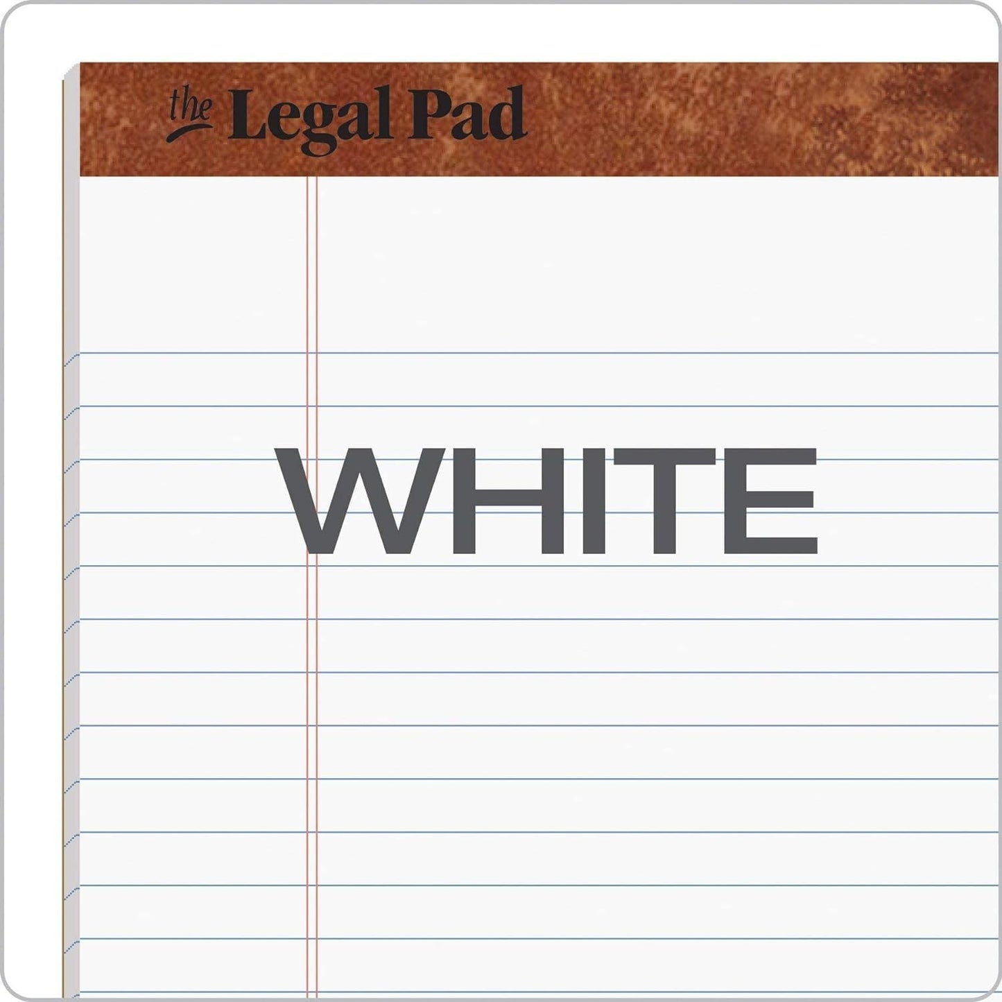 Tops 8.5x11 Legal Pads,3 Pack, The Legal Pad Brand, Wide Ruled, White Paper, 50 Sheets per Writing Pad, Made in the USA