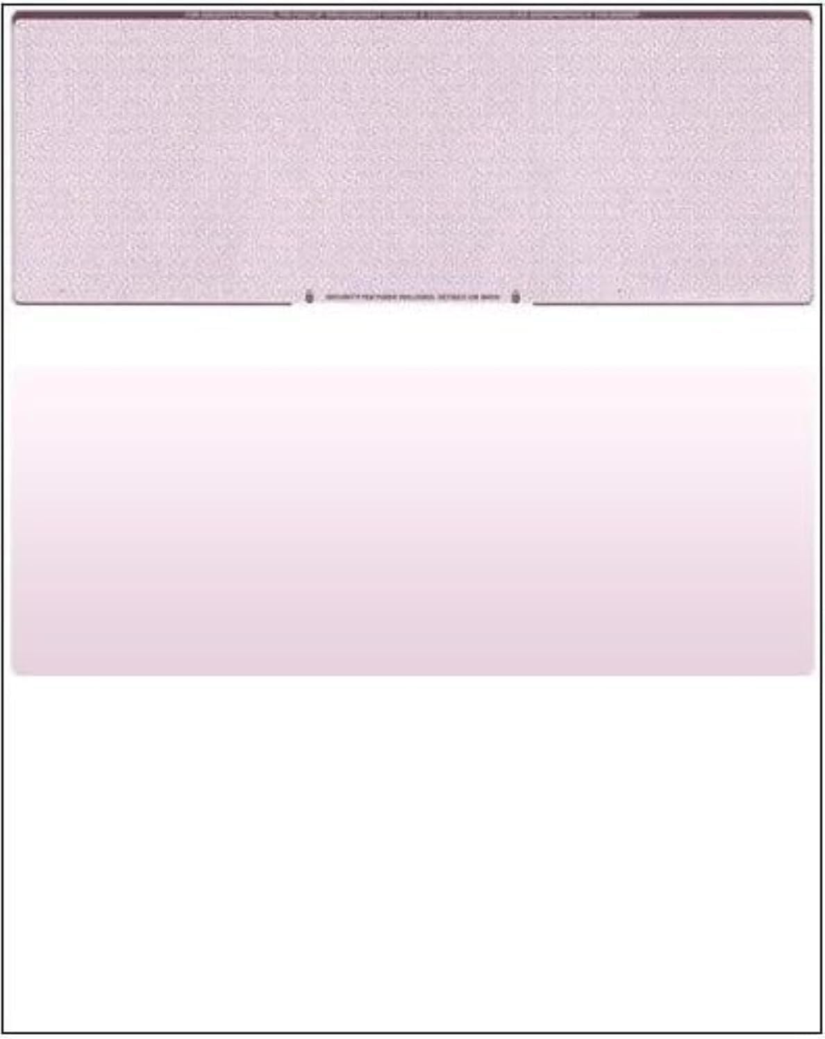 Compuchecks Check on Top Blank Check Paper - 100 Pack, Quick-Books & Laser Printer Compatible - Security Business Checks with Voucher - 8.5" x 11" Burgundy Diamond