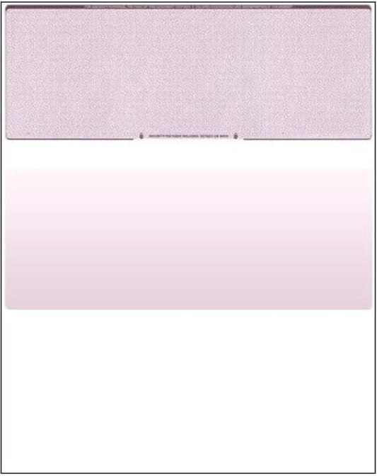 Compuchecks Check on Top Blank Check Paper - 100 Pack, Quick-Books & Laser Printer Compatible - Security Business Checks with Voucher - 8.5" x 11" Burgundy Diamond