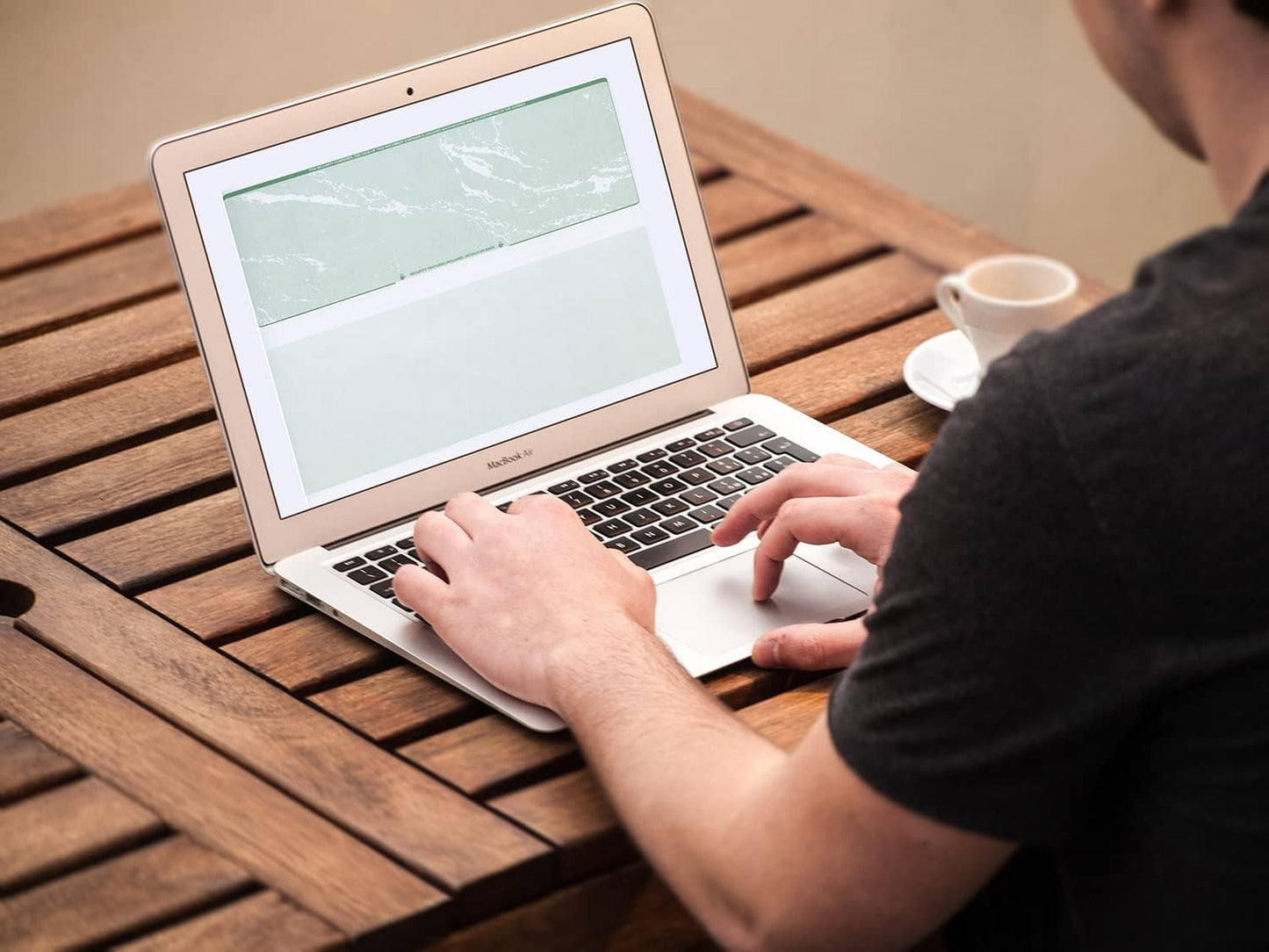 Compuchecks Top Blank Check Paper - 250 Pack, Quick-Books & Laser Printer Compatible - Security Business Checks with Voucher - 8.5" x 11" Green Marble