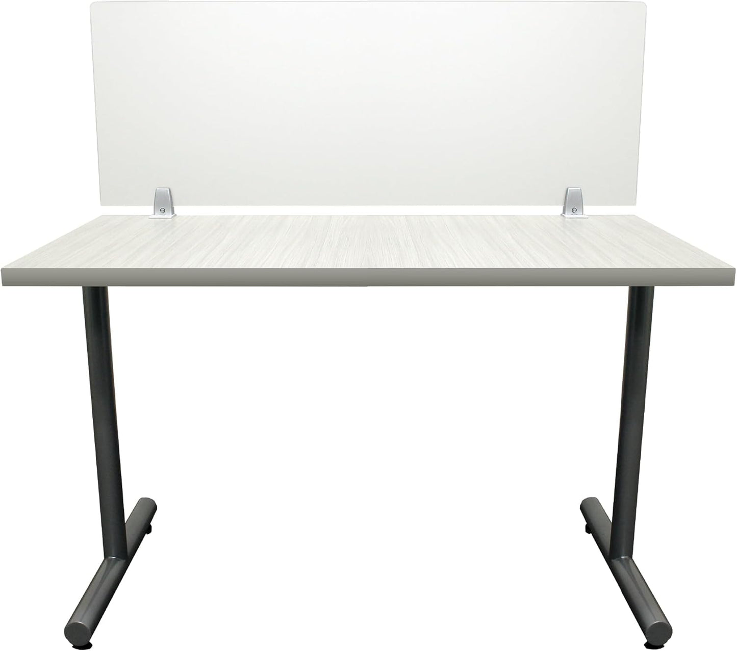 OBEX Frosted Acrylic Desk Mounted Privacy Panel, 18" x 48", Frosted