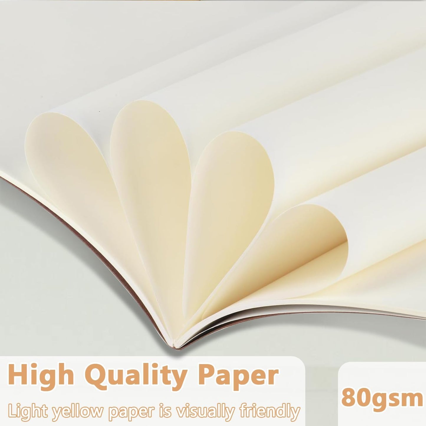 30 Pack Blank Kraft Notebook A5 Soft Cover Kraft Notebooks Journals Writing Diary Subject Notebooks 30 Sheets 60 Pages for Journaling, Travelers, School and Office