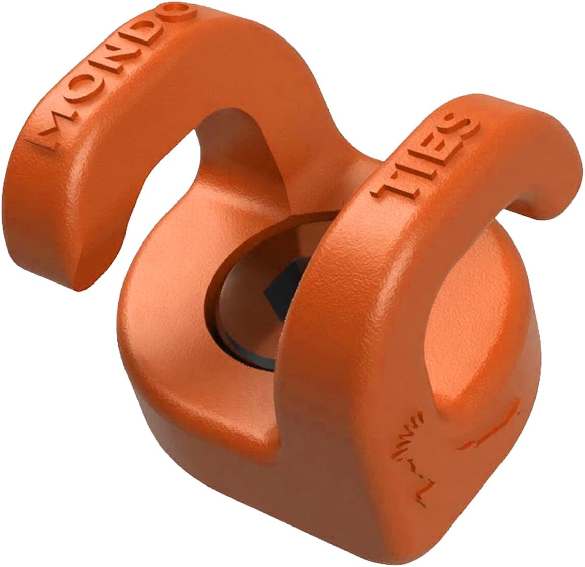 KONDOR BLUE x Armando Ferreira | MondoTies Cable Management Clips for Cameras | Cable Organization, 1/4"-20 Mounted, Holds 2-3 Cables, & Supports up to 20lbs of Force (10-Pack) | Orange