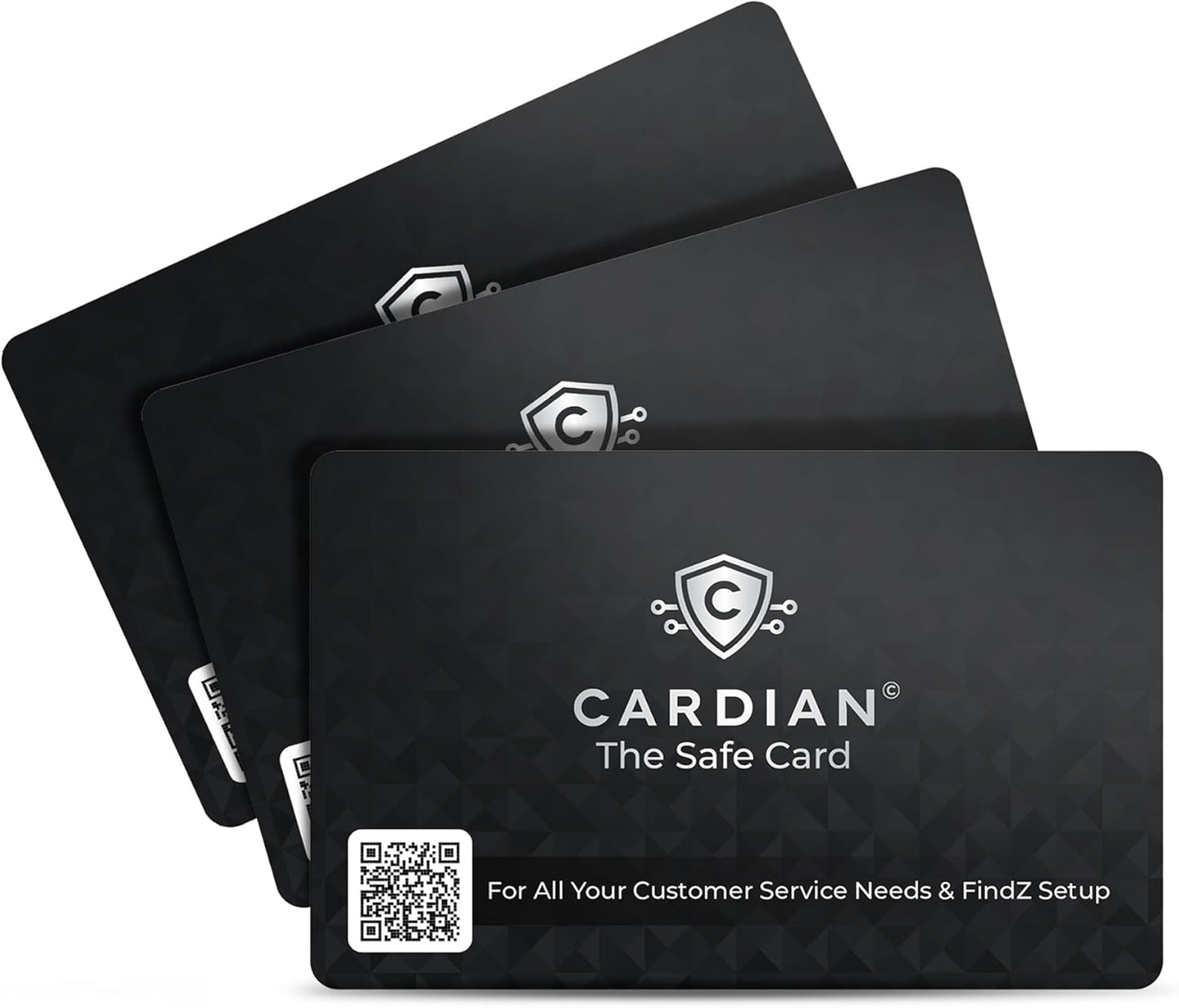 CARDIAN Stealth RFID Guard Shield x3 - Slim RFID Blocking Card Protector, Safecard Shield Credit Card Blocker, Protect ID Card for Passport RFID/NFC Anti-Theft Blocking Card Fraud Shield for Travel