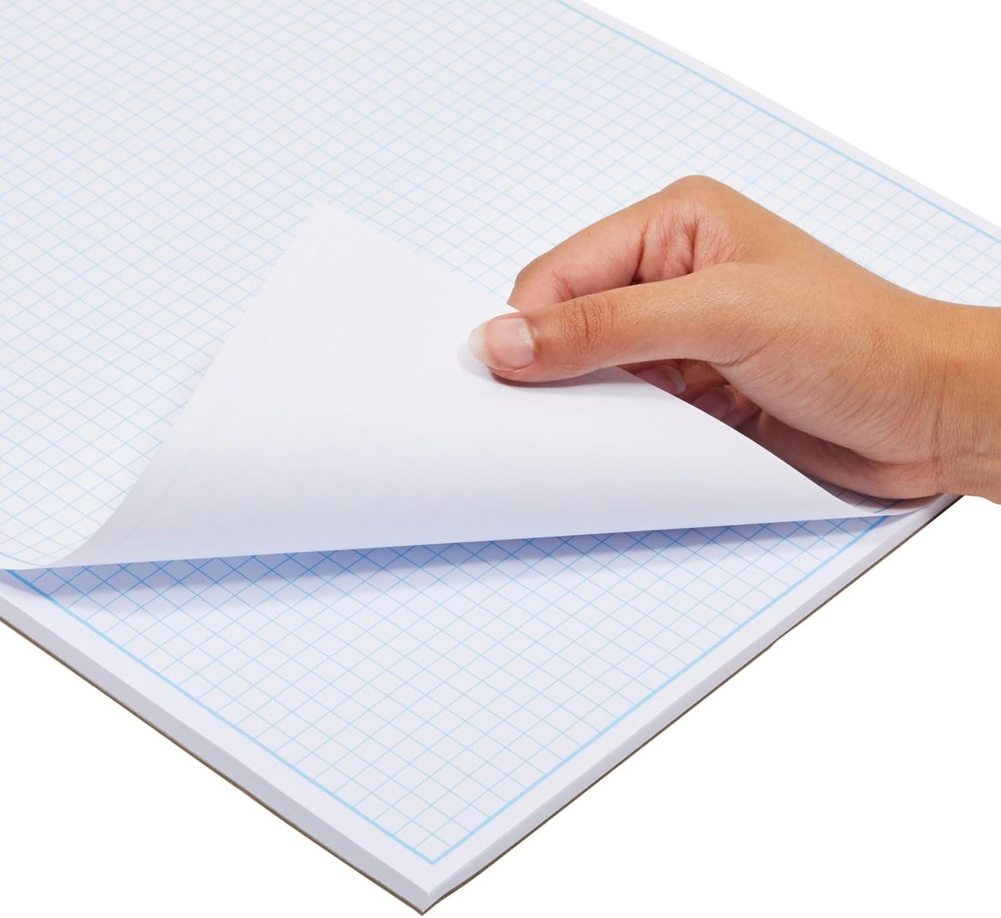 Bright Creations 2 Pack Engineering Graph Paper Pads, 11x17 Quadrille Grid Paper for Drafting, Engineering, Blueprint Drawing, Architect Designers (4 Squares Per Inch, 50 Sheets Each Pad)