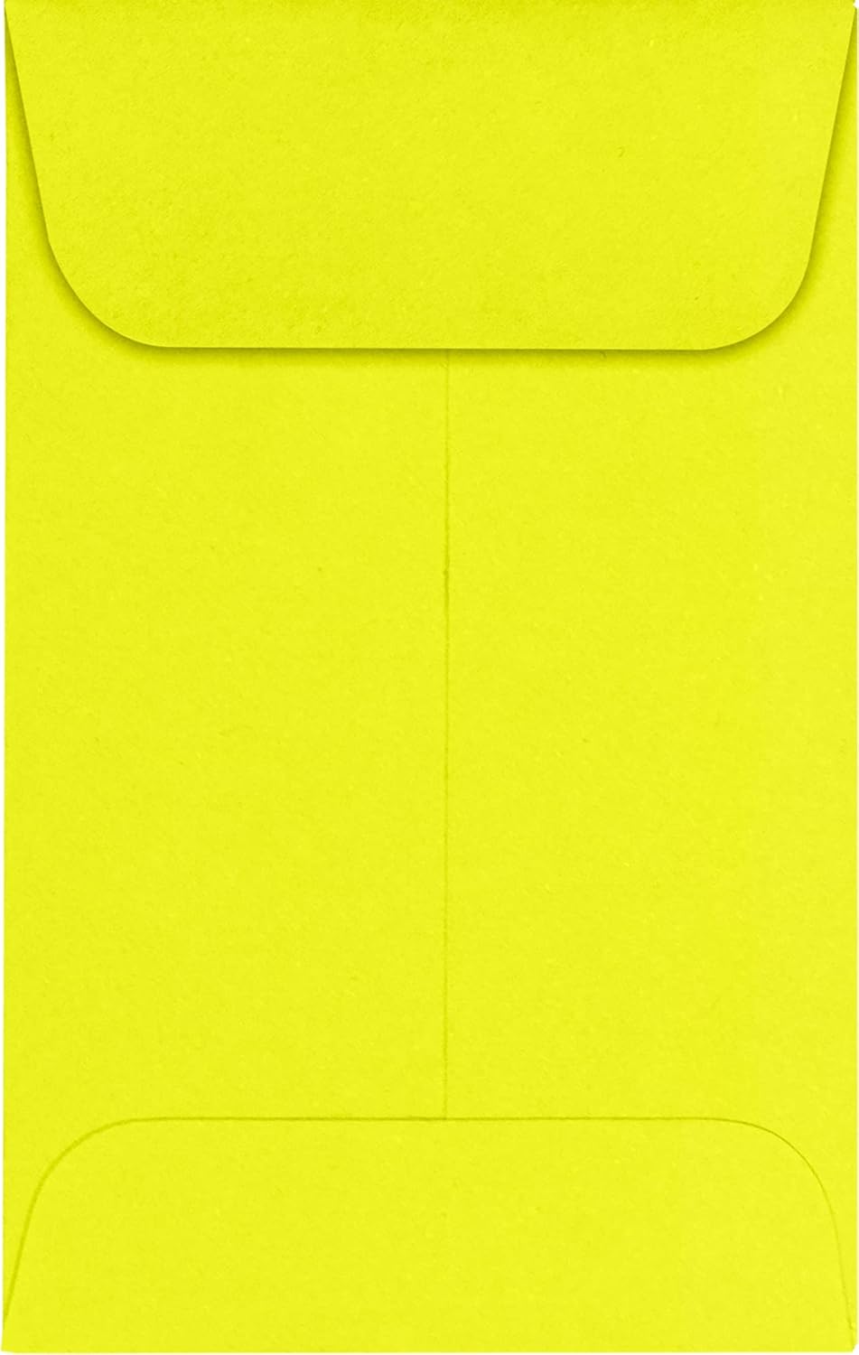 LUXPaper #1 Coin Envelopes | 2 1/4" x 3 1/2" | Citrus Yellow | 80lb. Text | 50 Qty