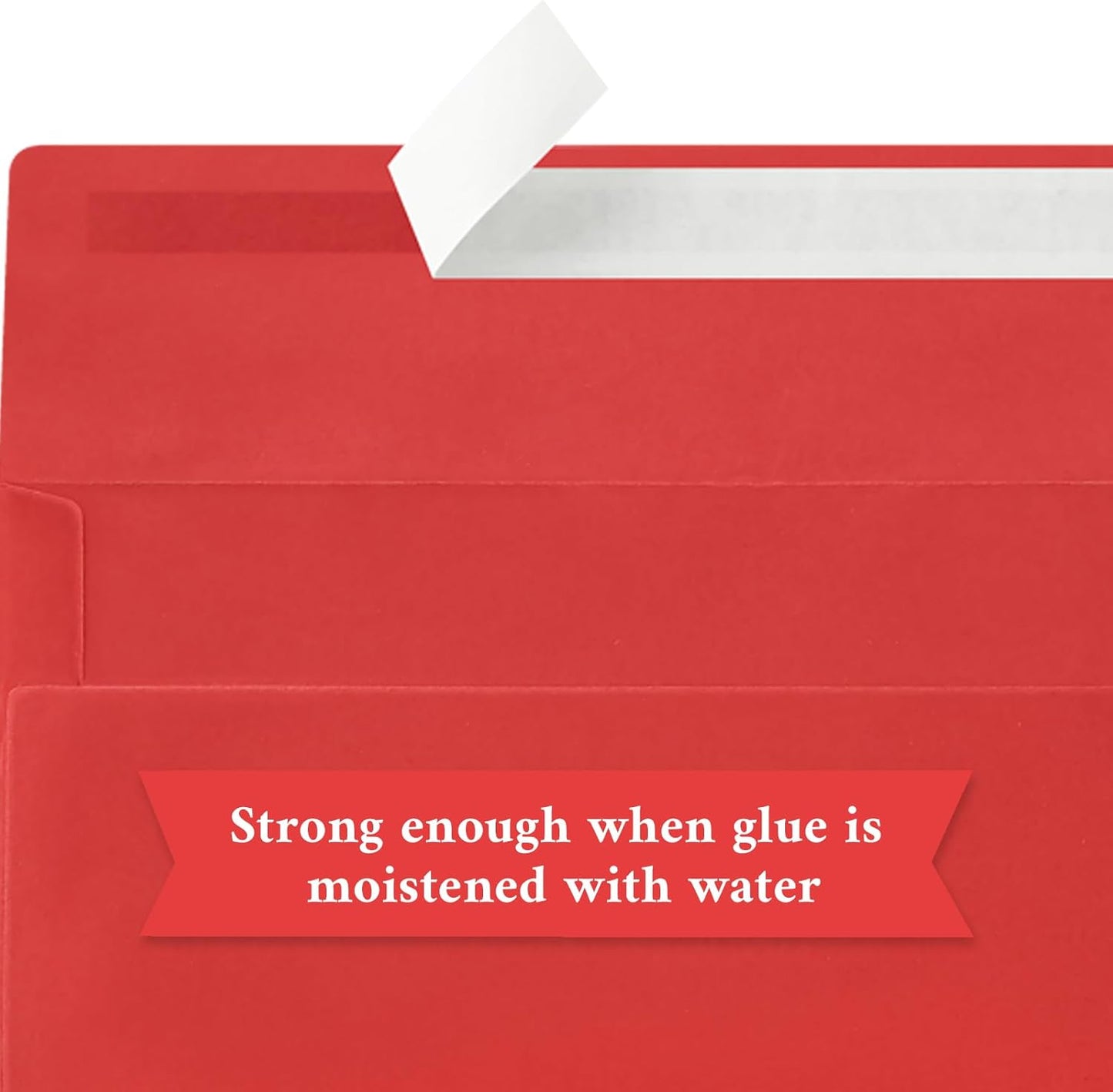 200 Pcs #10 Business Envelopes, 100 Pcs Red and 100 Pcs Dark Green Standard Envelopes Self Seal, Letter Size Mailing Envelopes for Christmas Birthday Graduation Wedding, 4 1/8 x 9 1/2 Inch