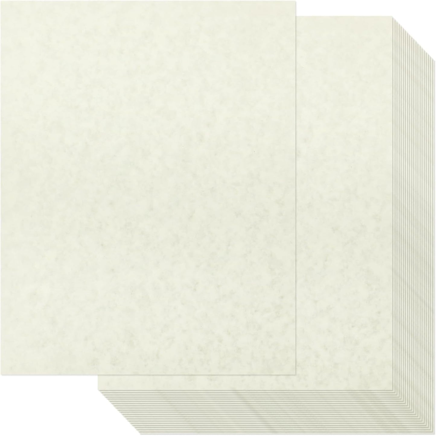 Epakh 300 Pcs Old Age Parchment Paper 8.5 x 11 Inch Standard Letter Vintage Colored Old Parchment Double Side Printing Paper (Ivory)