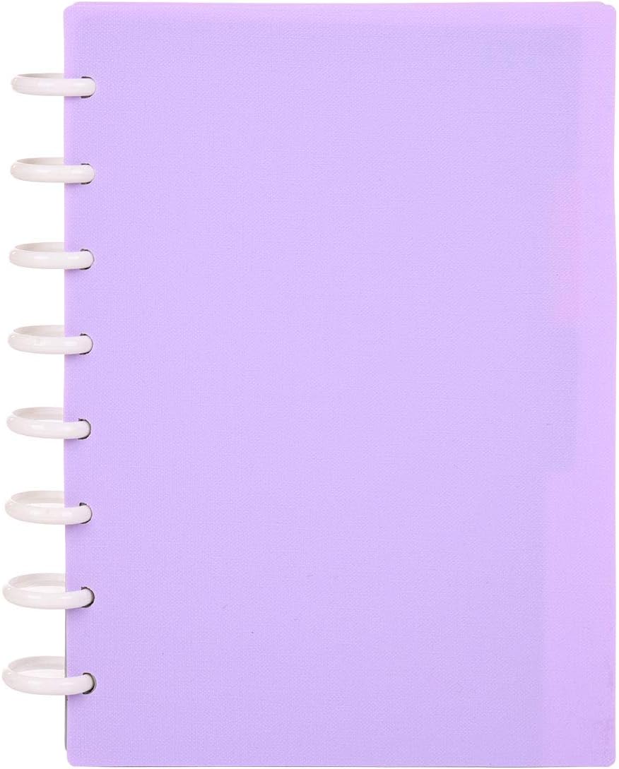 Talia Discbound Notebooks, Planner, Customizable, (Lavender, Junior (5.5in x 8.5in))