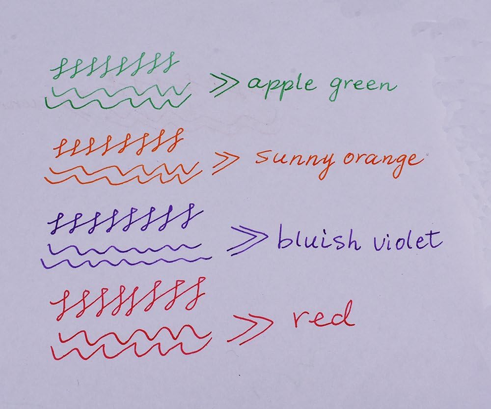 Jinhao Fountain Pen Red Ink Cartridge International Standard 2.6mm Bore Diameter Ink Refill Set of 30 PCS