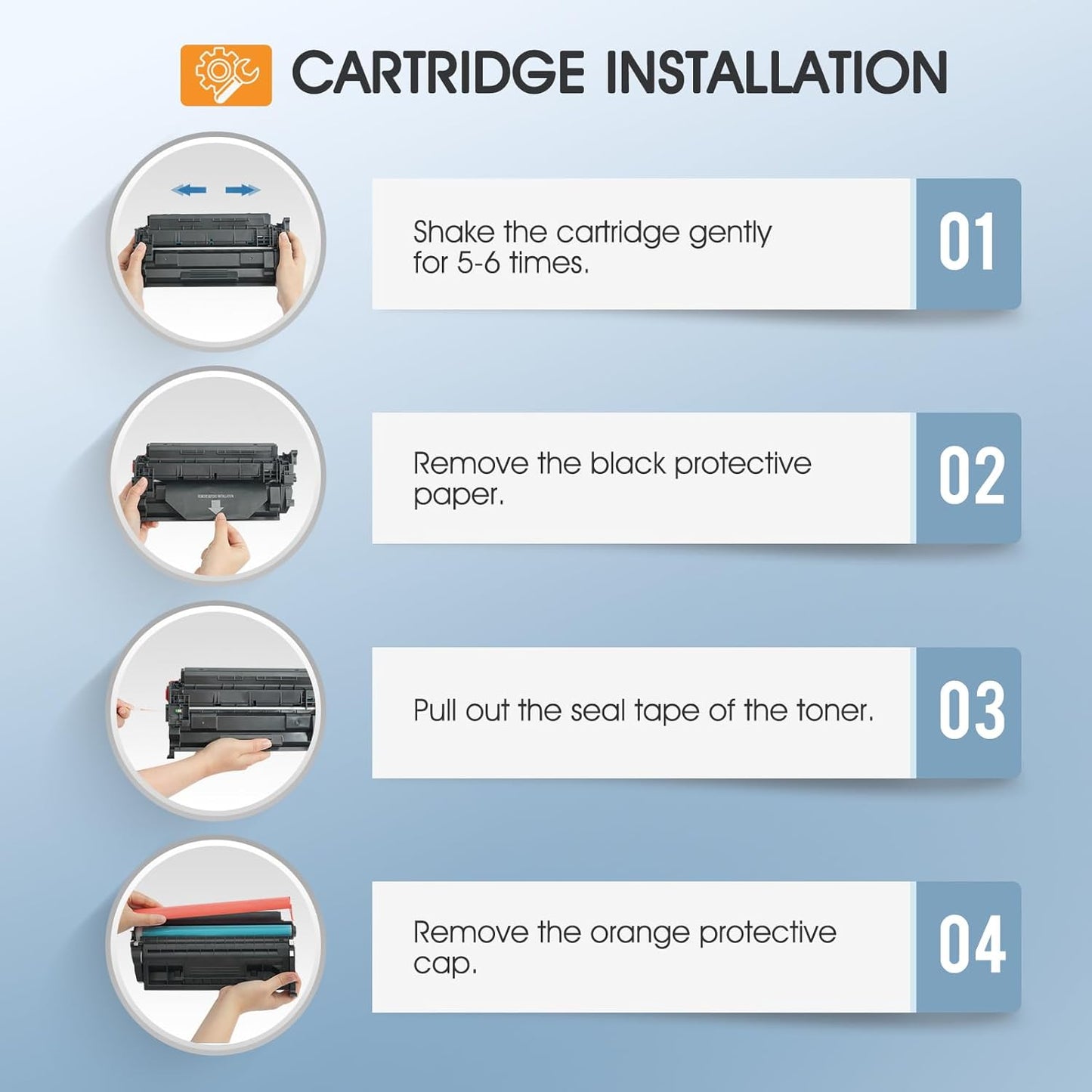 148A Toner Cartridge Black 4101fdw 148X Compatible Replacement for HP 148A W1480A W1480X for HP Laserjet Pro MFP 4101fdw 4101fdn Pro 4001dw 4001dn 4001n Printer Ink (2 Pack with Chip)