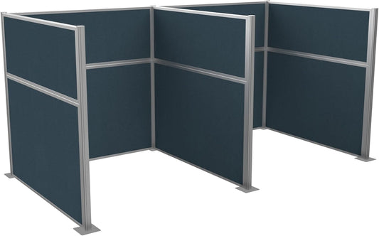 VERSARE Hush Panel Cubicle Kit | Workstation Partition Walls | Sound Dampening Cubicle Walls | Partitions for Desks