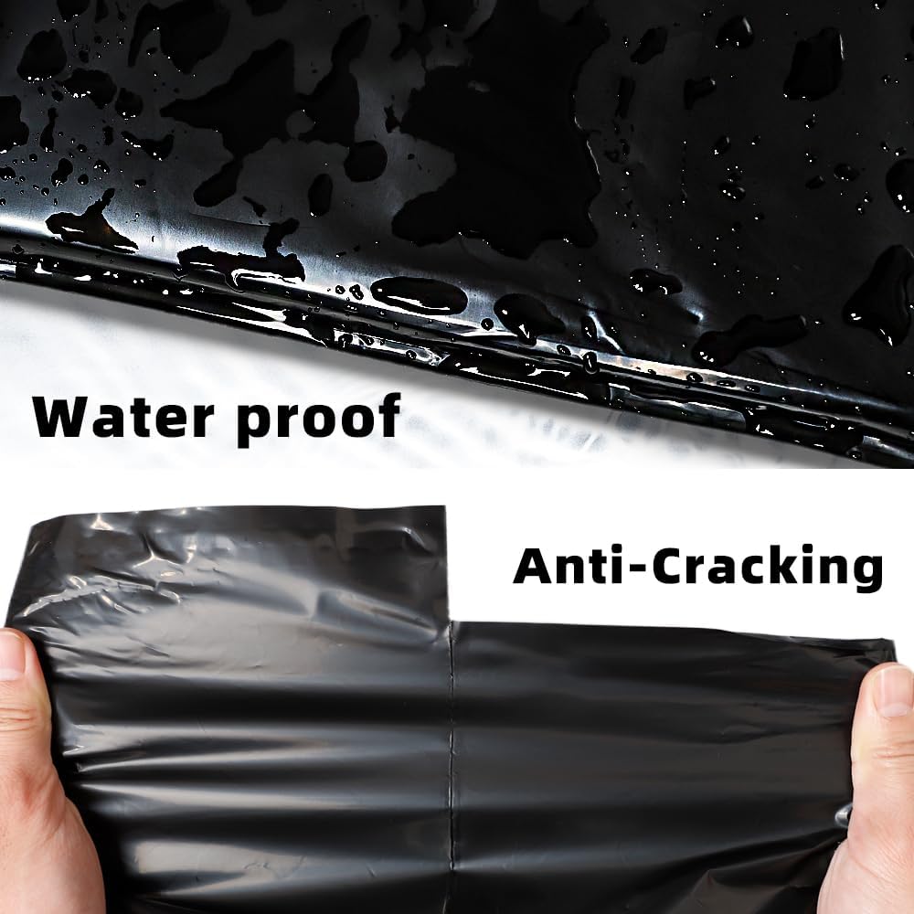 POLYSELLS 1000 pcs 7.5x10.5 Inches Black Poly Mailers Shipping Envelopes, Strong Adhesive Sealing, Waterproof, and Tear-resistant Postal Mailing Bags for Clothing, Books, and Accessories