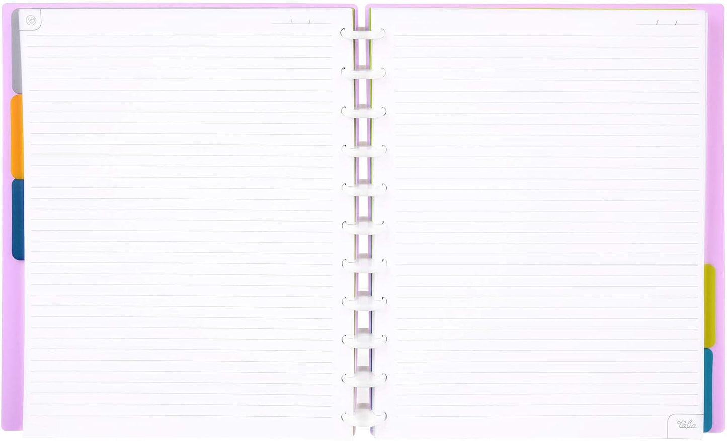 Talia Discbound Notebooks, Planner, Customizable, (Spring Pink, Letter (8.5in x 11in))