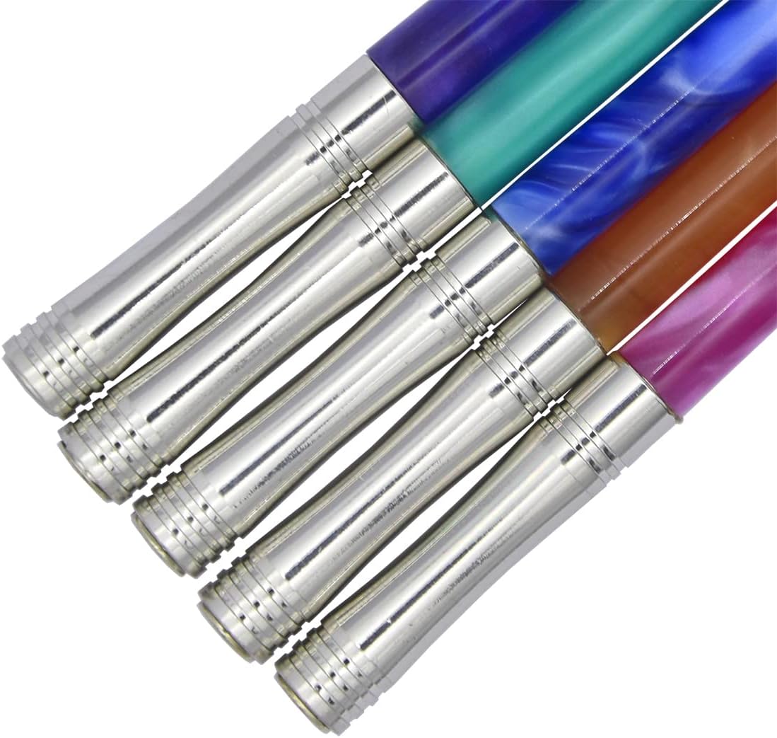 Gullor Resin Dip Pen Handcrafted Calligraphy Set with 33 Nibs for Art, Signatures, Drawing, Caligraphy Kits for Beginners (Green)