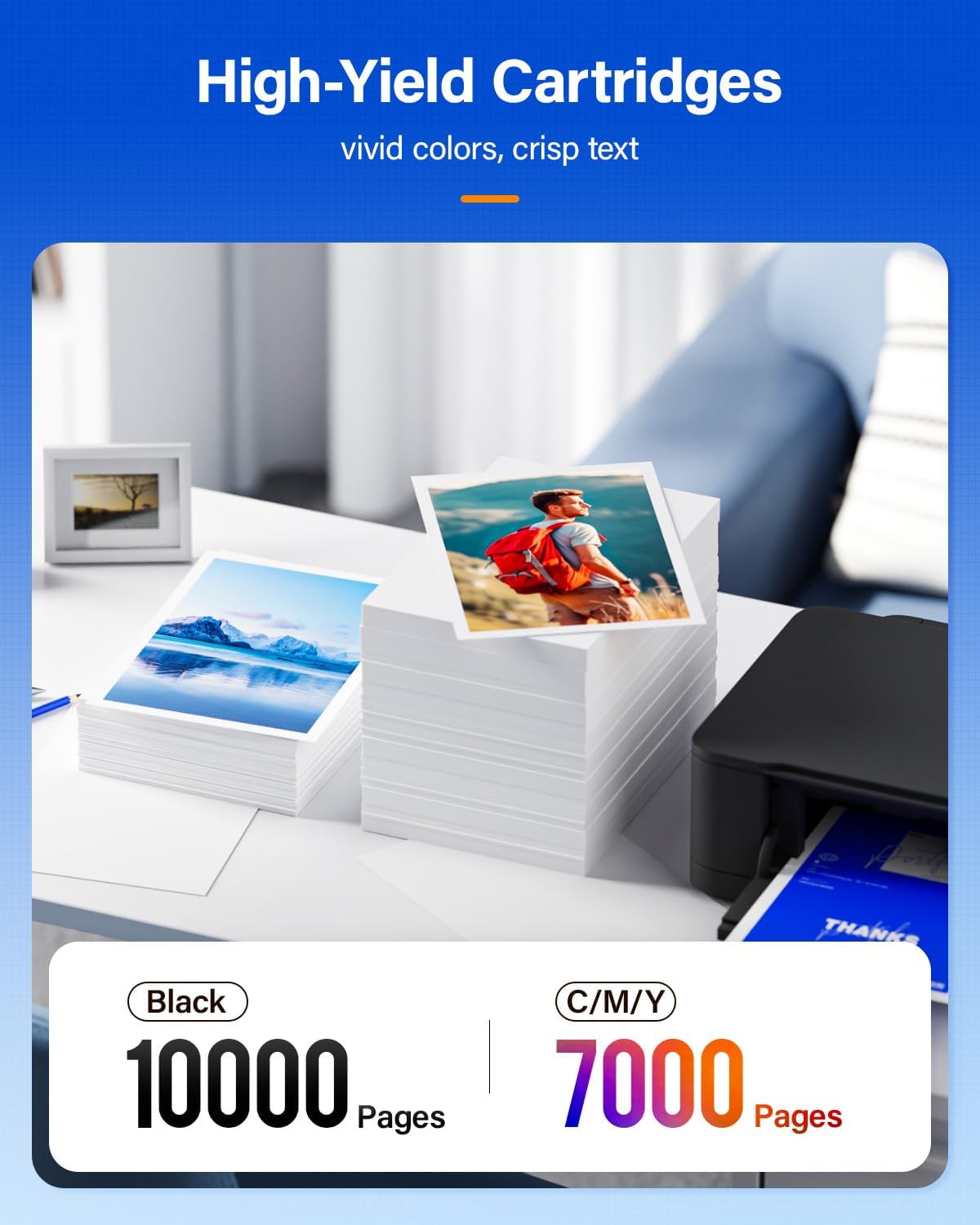 972X Ink Cartridges High Yield 4-Pack with chip Compatible Replacement for HP 972X 972A 972 use with HP Pagewide Pro 477dw 577dw 477dn 452dn 452dw 552dw 577z P55250dw Printer Black Cyan Magenta Yellow