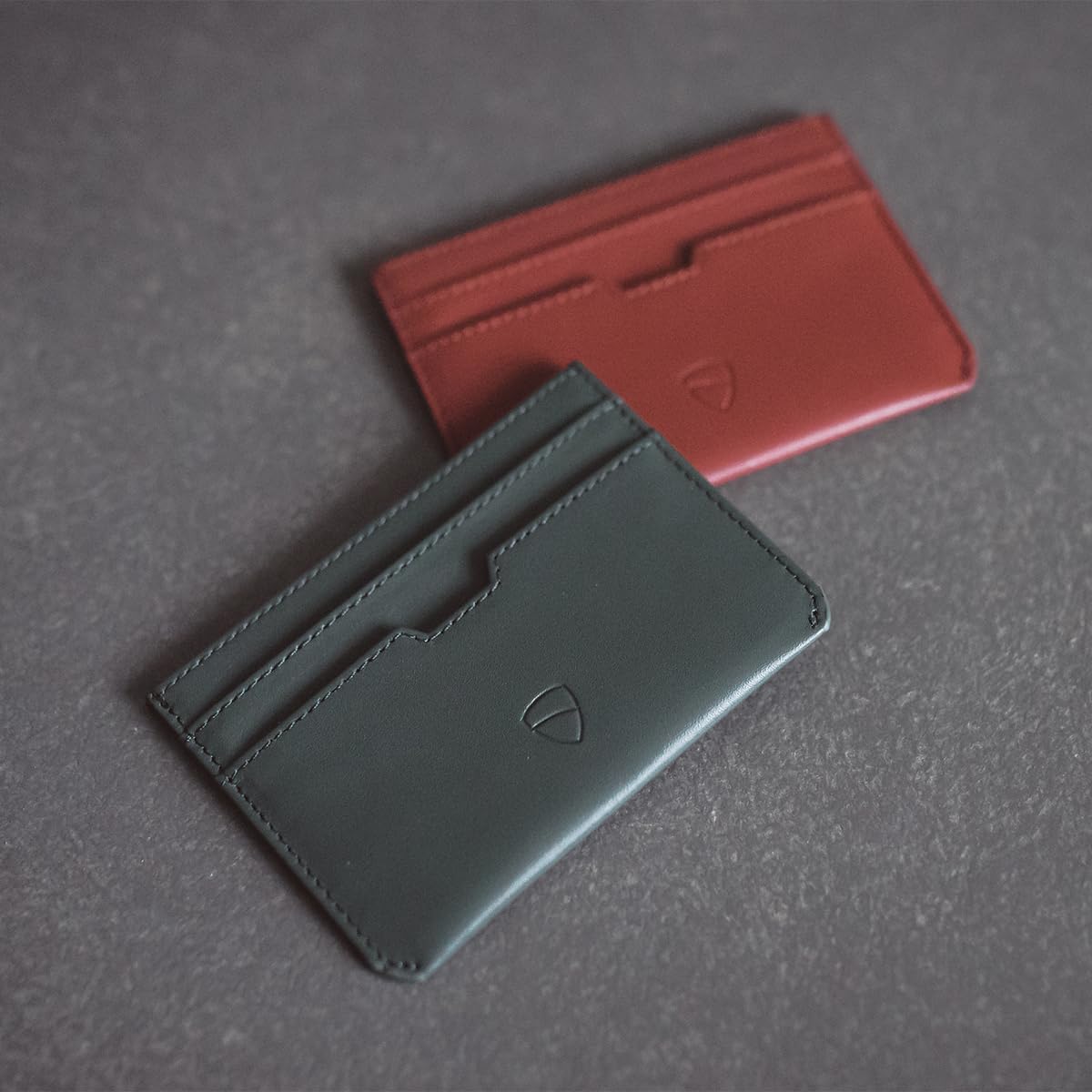 Vaultskin MOORGATE Slim Card Holder - Minimalist Leather Wallet, RFID Blocking Sleeve, Fits Front Pocket, for Men and Women