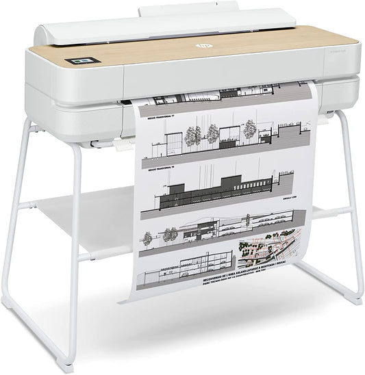 HP DesignJet Studio Large Format 24-inch Wireless Plotter Printer, Includes 3-Year Onsite Warranty Support (5HB12H)