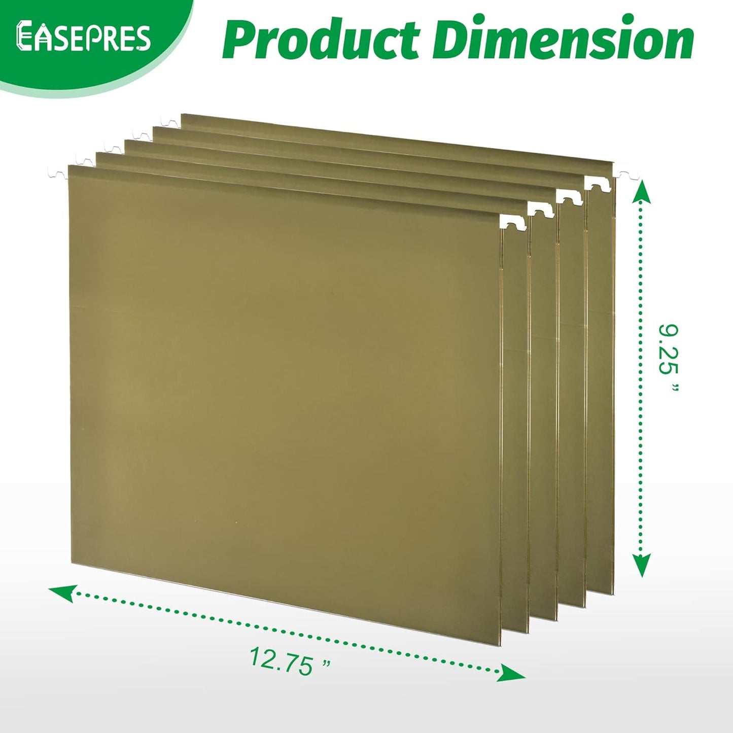 EASEPRES Desk Hanging File Organizer with 5 Folders, Mesh Metal Letter-Size Desktop File Holder Box for Filing Folder Storage Basket, 1 Pack Black, 12.2 x 9.45 x 5.45 inches