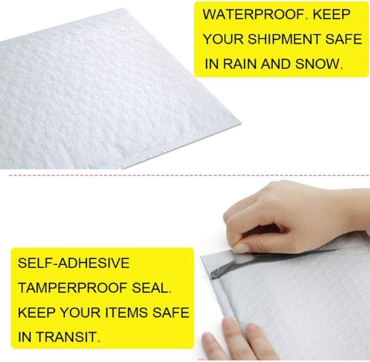 Secure Seal #00 5x10 Poly Bubble Mailers | Padded Shipping Envelope Mailers (Pack of 250)