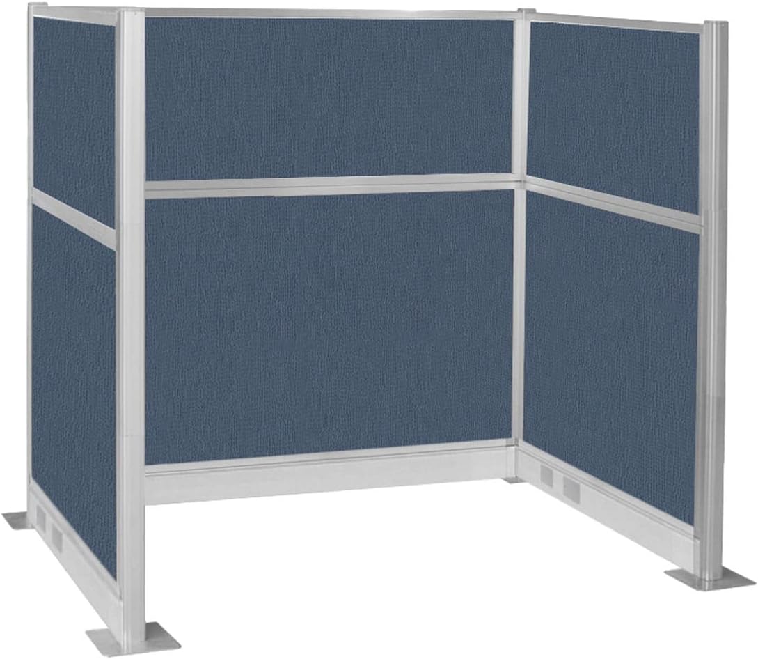 Versare Pre-Configured Hush Panel Electric Cubicle | Workstation Divider Walls | Cubicle Privacy Panels | Office Partition Walls