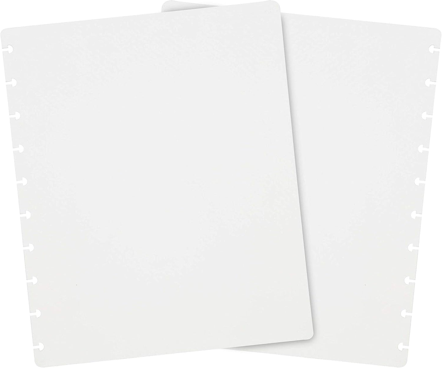 Talia Discbound Notebooks, Planner, Customizable, (White w/Energetic Turq Discs, Midsize (7.5in x 9.75in))