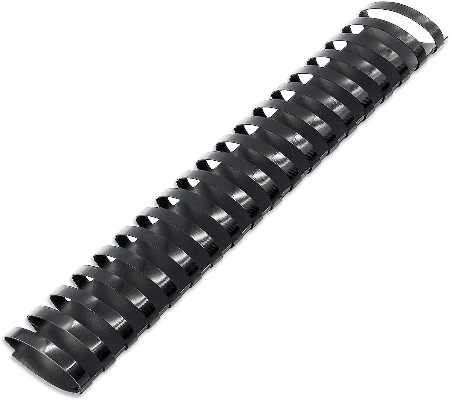Binditek 50 Pack Plastic Binding Comb Spines, 1-1/2 Inch Diameter, 310 Sheet Capacity, 19 Ring, for Letter Size, Black, for Students and Coworkers