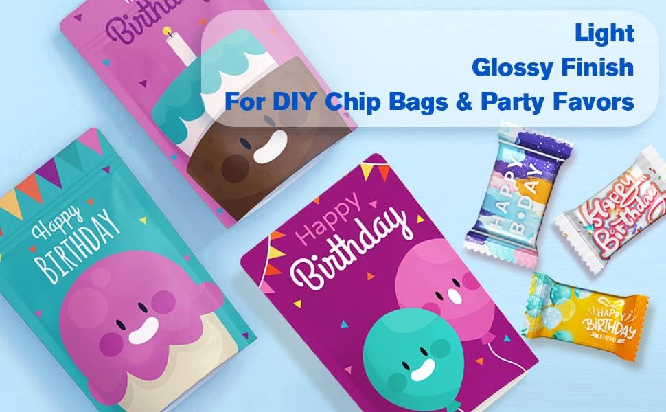 Uinkit 210 Sheets Single Side Thin Paper Glossy Photo Print Inkjet 8.5x11 Letter Size 30lb DIY Chip Bag Party Favors Brochure Flyer Picture Photos Printer 115gsm