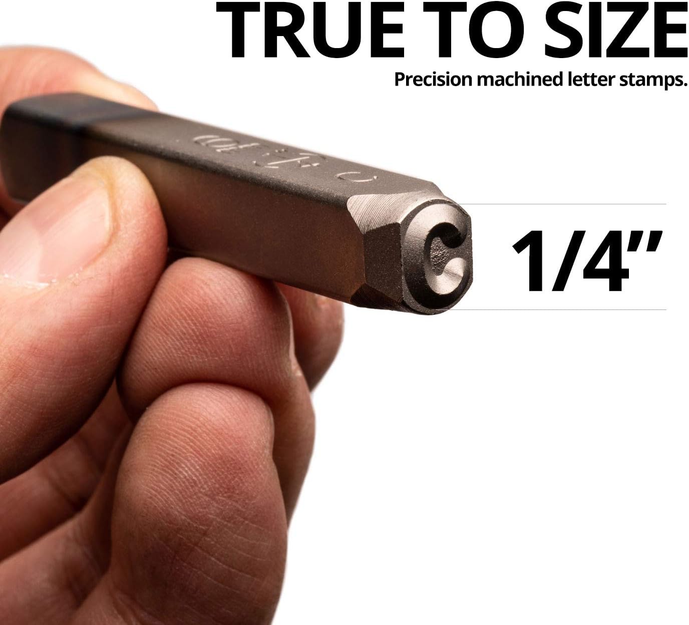 Capri Tools Professional 1/4 in. Letter Stamp Set, 27-Piece