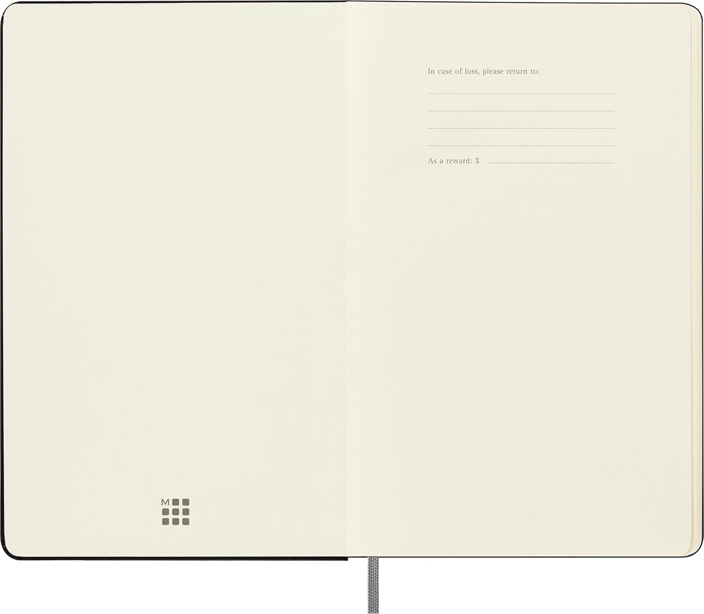 Moleskine Hard Cover Smart Notebook, Ruled/Lined, Large (5 x 8.25) Black