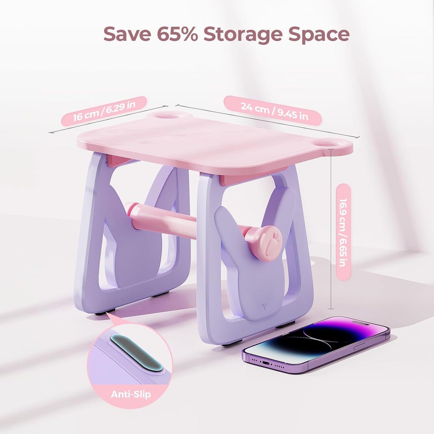 MUNBYN Label Holder for Rolls and Fanfold Labels, Thermal Sticker Holder for Desktop Thermal Printer, Accessory Supplies for Home, Office, Small Business