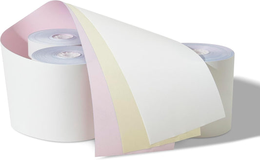 3' x 65' 3-ply Carbonless, 10 Rolls - Compatible with Star SP700, SP200, SP300, Epson M119, TM-U200, TM-U300 Series