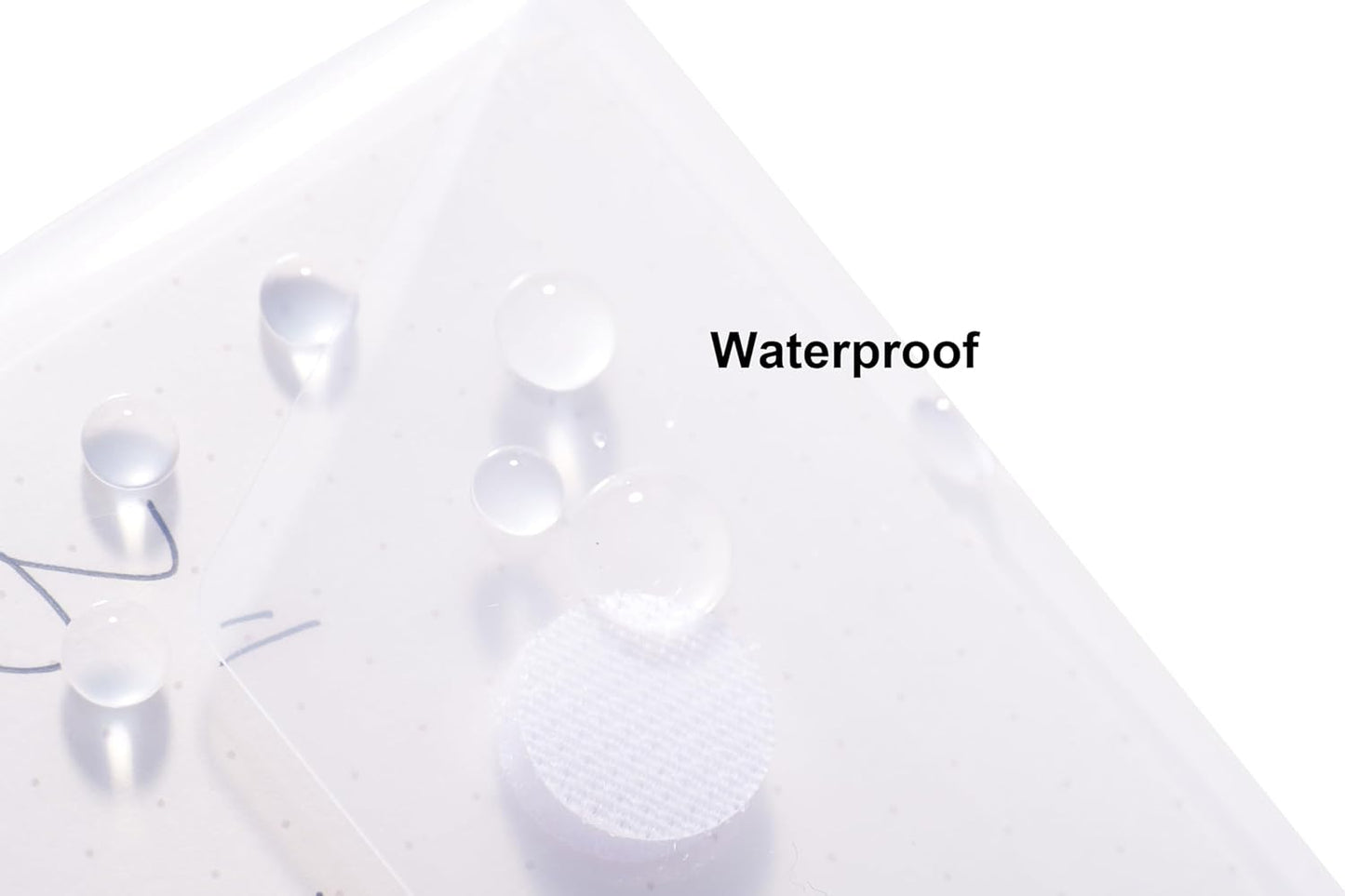 3’’ x 5’’ Vertical Plastic Envelopes Hook Loop Closure Coupon Receipt Sticker Holder 40 Pack