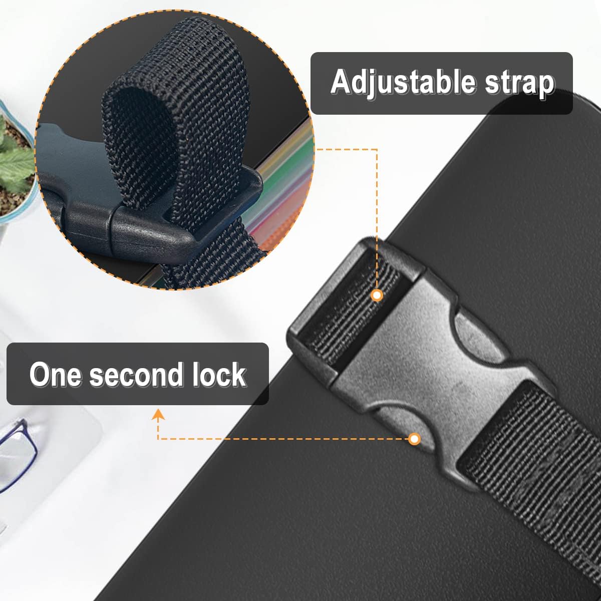 25 Pockets Accordion File Organizer with Handle, Expanding File Folders,Important Papers Document Organizer,Expandable,Durable,Perfect Portable Filing Box for Office,Home,A4/Letter Size,a-z Tab