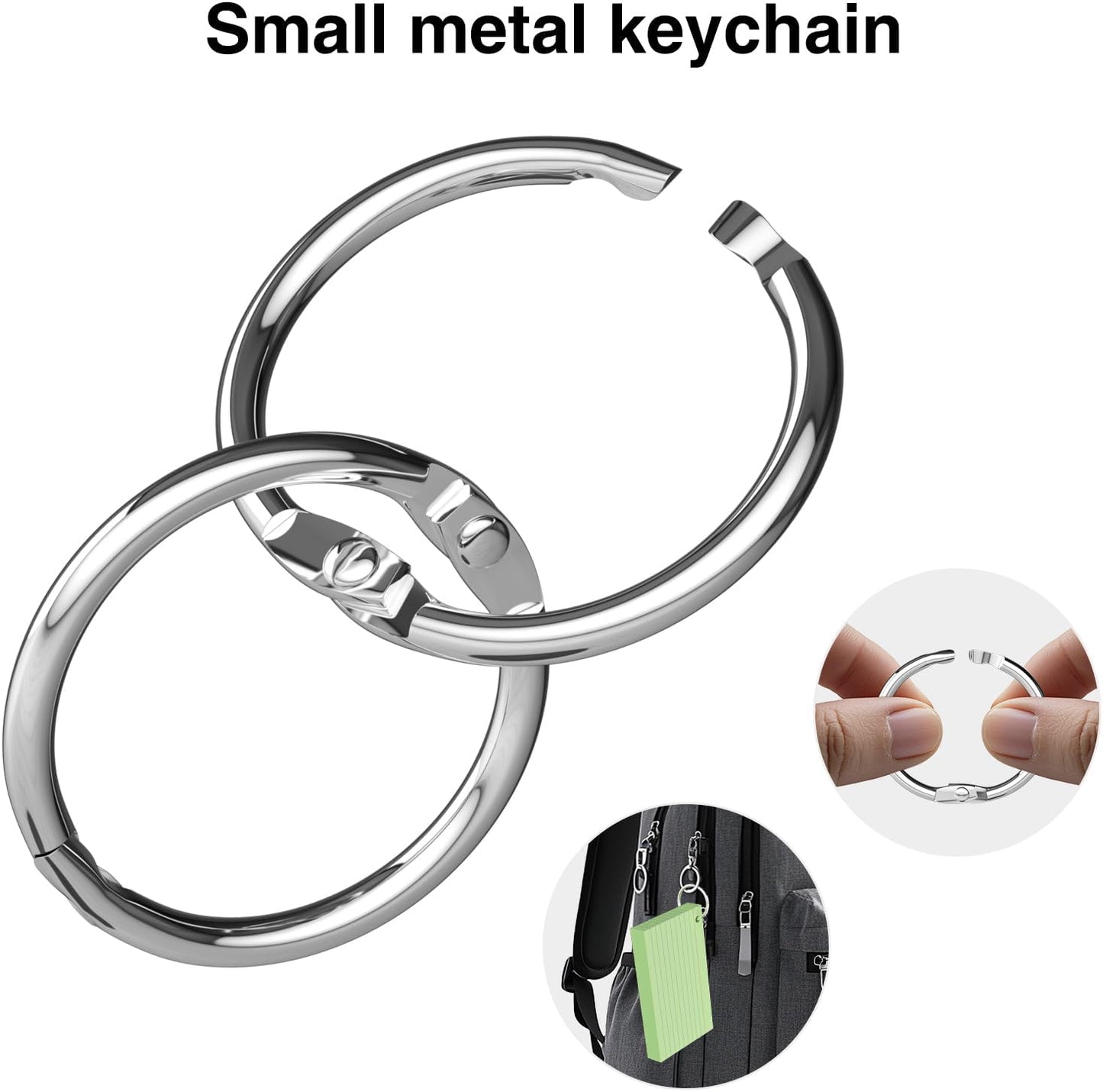 250 Count Colored Index Cards 3x5 Inch with Key Ring, 180gsm Heavy Weight Flash Cards 5 Color (50 Sheets Each), Portable Note Taking for Students, Teachers, Study Note Cards for Office Home School