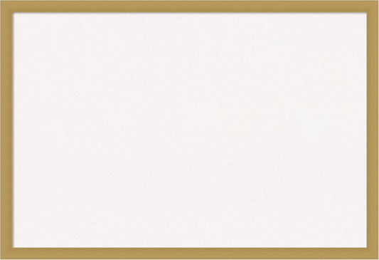 Amanti Art White Cork Board for Wall, 26x38 Vision Board with Gold Frame, Large Corkboard Office Decor for Home Organization, Casual Corkboard Pinboard to display items for home organization