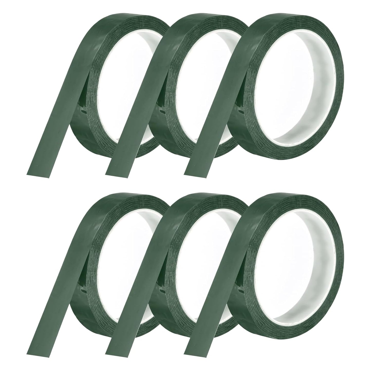 MECCANIXITY 6 Rolls Whiteboard Tape Graphic Chart Tape 20mm 54.7 Yard Art Tape Thin Self-Adhesive Pinstripe Tape Masking Tape for Gift Wrapping Craft Supplies, Green