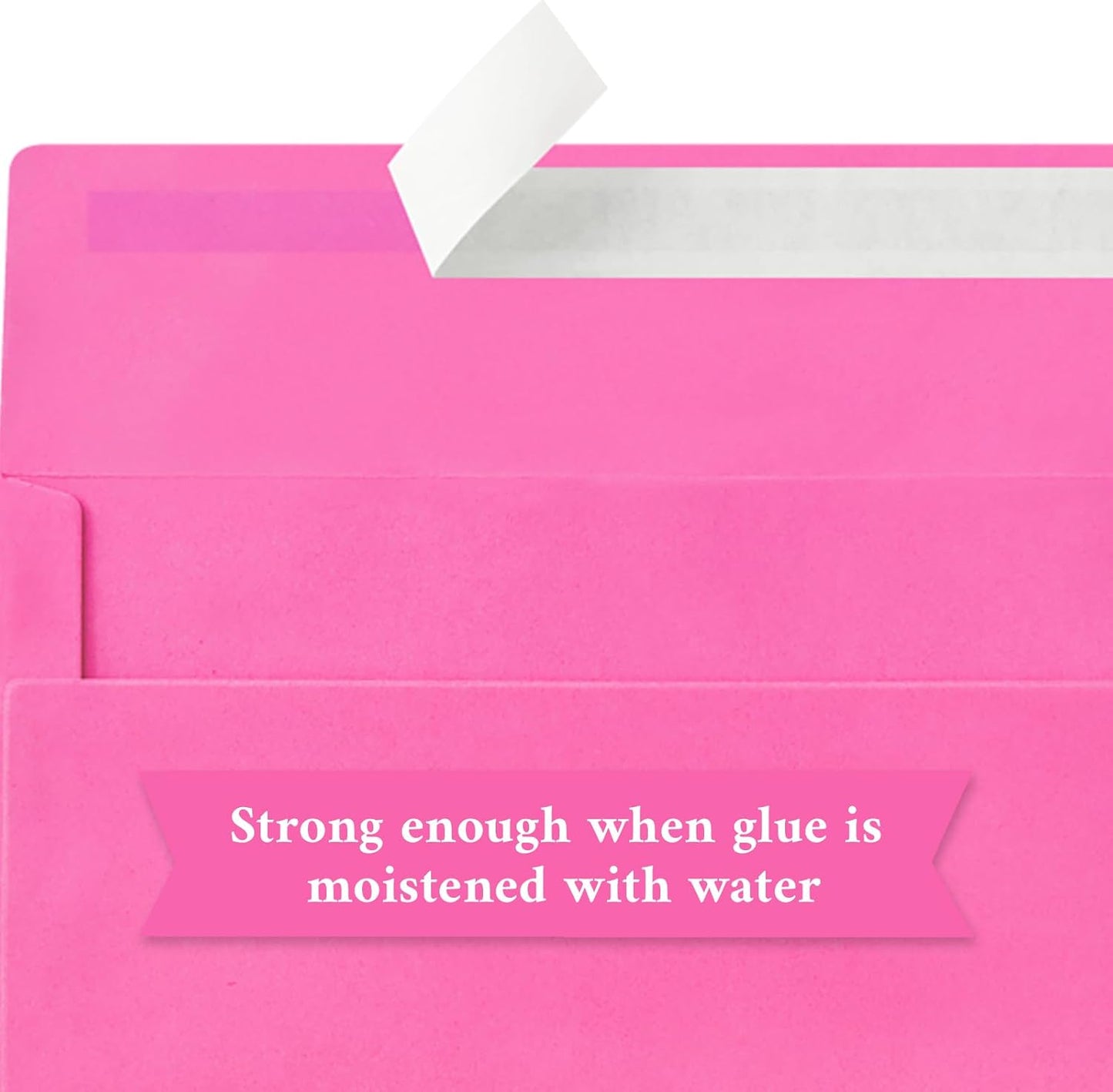 50 Pack #10 Business Envelopes, Rose Standard Envelopes Self Seal, Letter Size Mailing Envelopes for Checks Letters Invoices Statements Christmas Birthday Graduation Wedding, 4 1/8 x 9 1/2 Inch