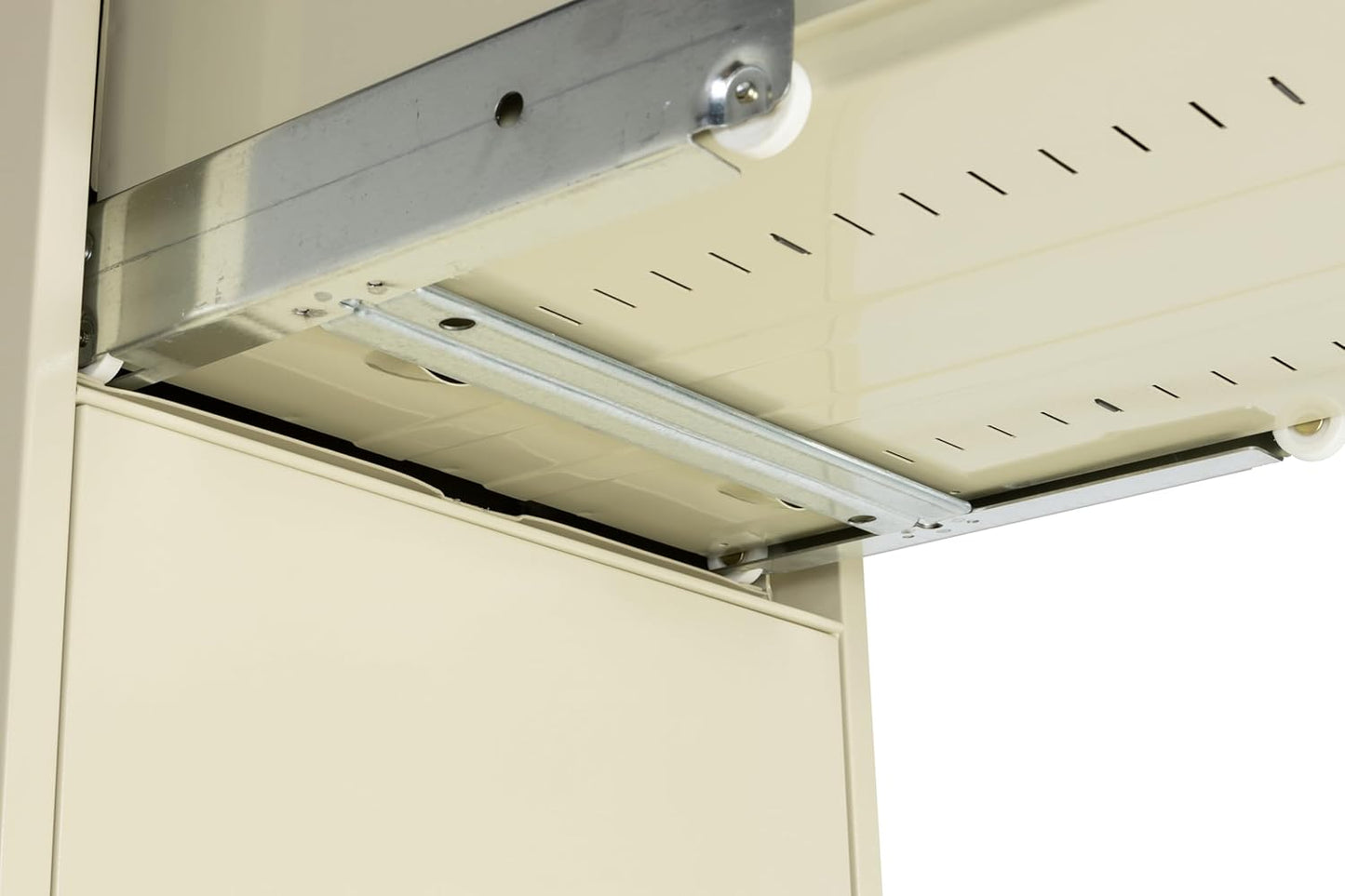 31 inch 2-Drawer Vertical Fireproof File Cabinet – Letter Size Filing – Key Lock – Water Resistant Seal – Fire and Impact Rated – Putty Finish – Model LTR2W31P