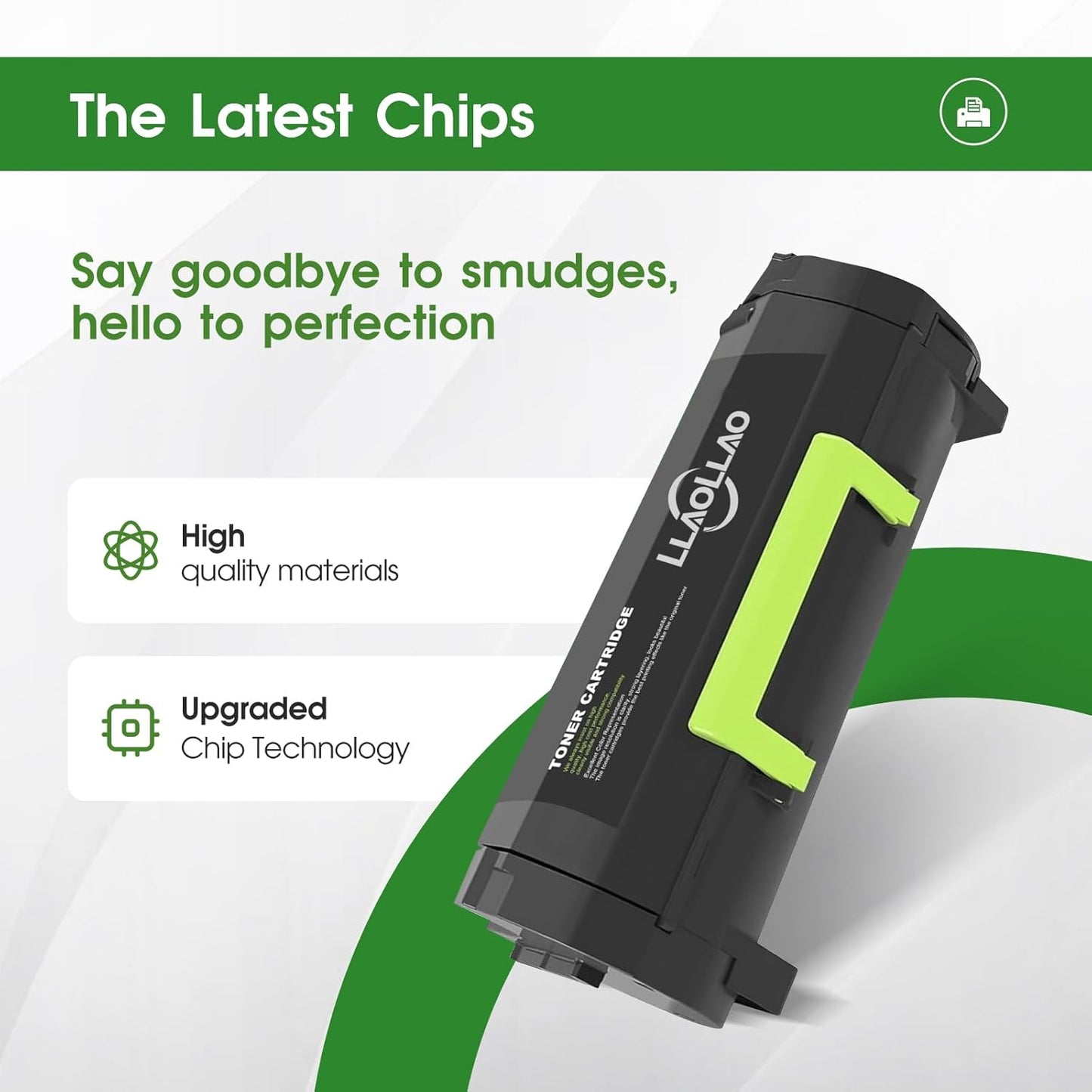 LLAOLLAO 56F1H00 Toner Replacement for Lexmark 56F1H00 Black Toner Cartridge High Yield for MS321 MS521 MS421 MS621 MS622 MX321 MX421 MX521 MX522 MX622 Laser Printer (15000 Pages)