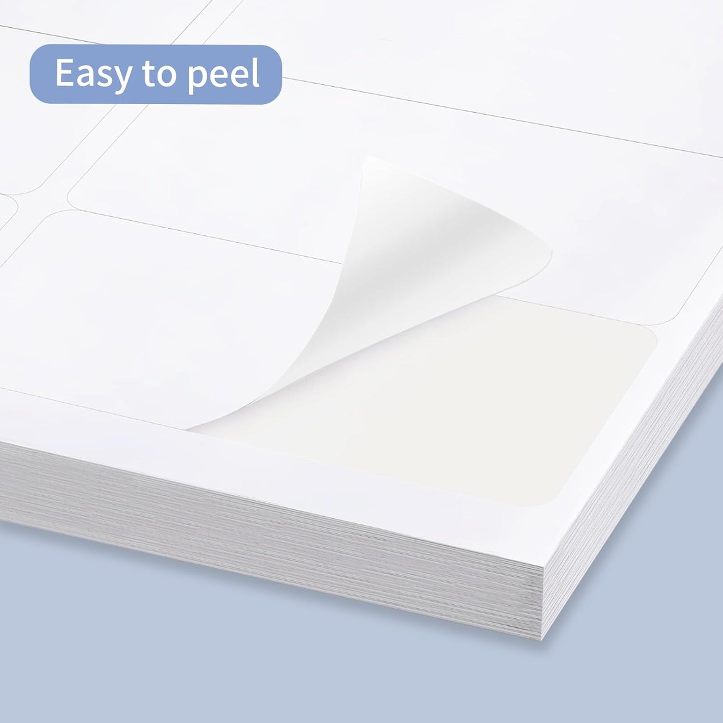 Shipping Labels Stickers, 2"×4" Printable Mailing Label for Laser/Inkjet Printing- Matte White, Permanent Adhesive Labels Stickers