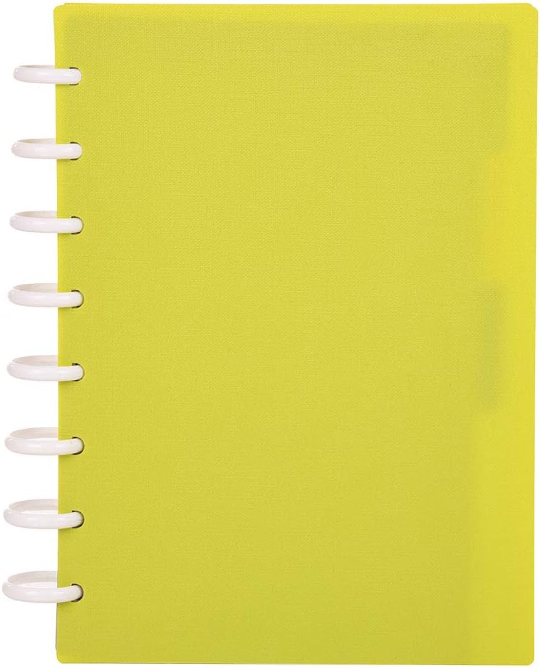Talia Discbound Notebooks, Planner, Customizable, (Verdant Green, Junior (5.5in x 8.5in))
